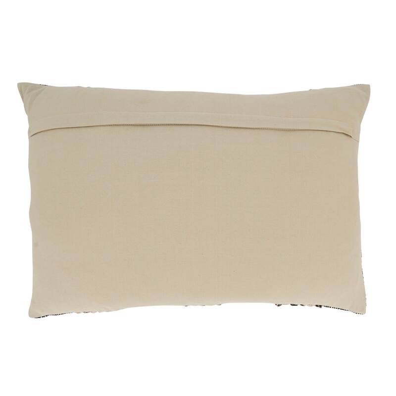Rustic Charm Striped Throw Pillow