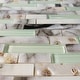 preview thumbnail 8 of 8, 5-Pack Shell Mosaic Tile Artificial Resin Marble Tile for Kitchen Backsplash or Bathroom Backsplash