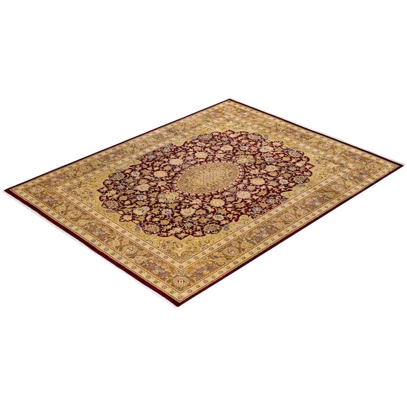 Overton Mogul, One-of-a-Kind Hand-Knotted Area Rug - Red, 8' 3" x 10' 7" - 8'3" x 10'7"