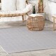 preview thumbnail 12 of 25, Home Conservatory Pinstripe Handwoven Indoor/Outdoor Area Rug