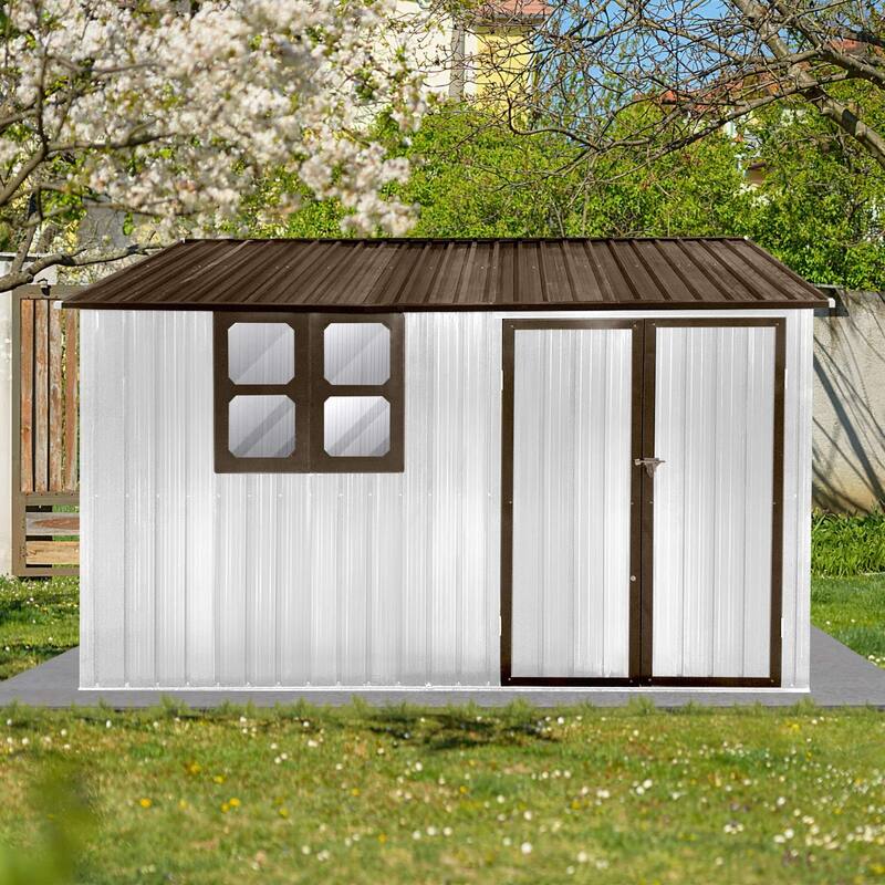 10'x8' Outdoor Metal Storage Shed