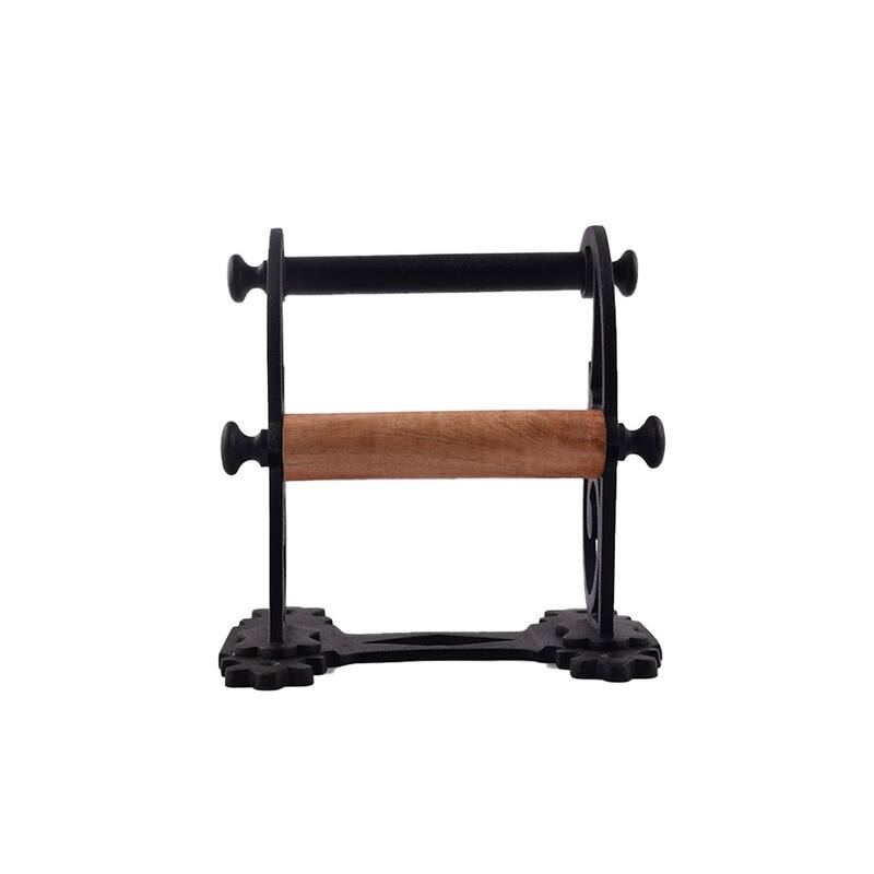 Black Aluminum Toilet Paper Holder Stand Wall Mount 6.5" Toilet Paper Roll Holder with Mounting Hardware Renovators Supply