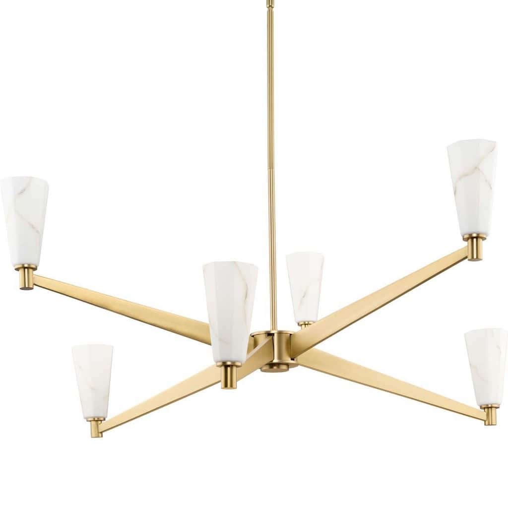 Progress Lighting P400395 Tosca 6 Light 41" Wide Chandelier