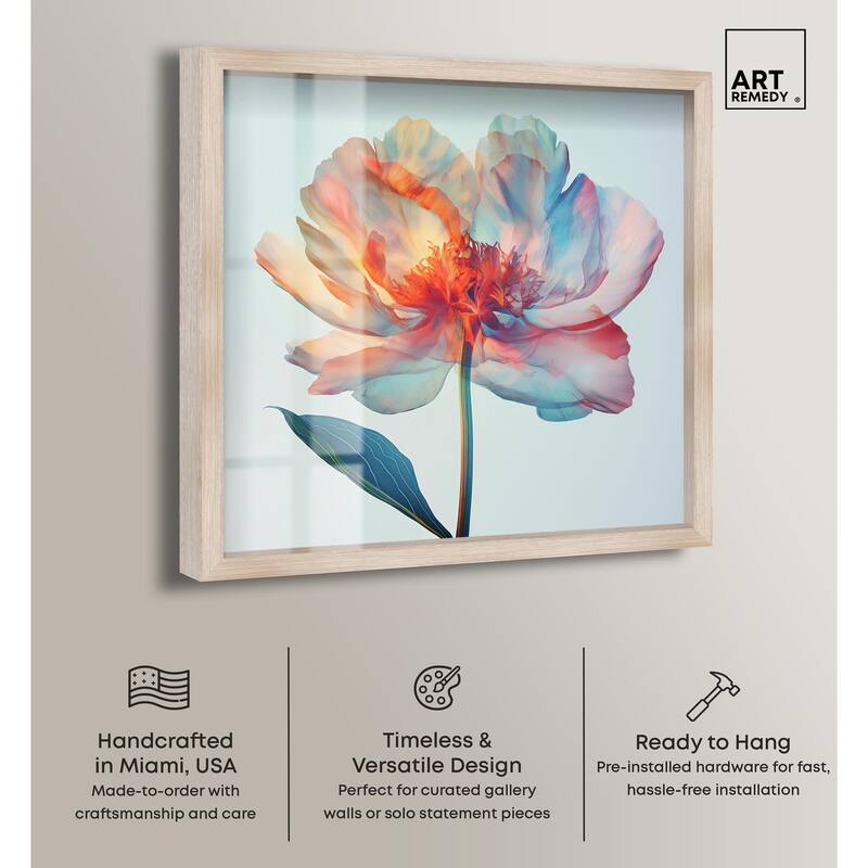 Peony Phases Shadowbox by Art Remedy