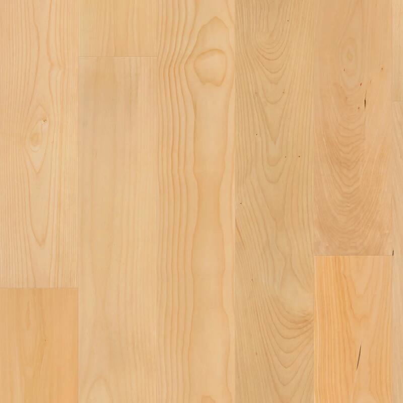 Shaw SW766 The Gallery 7" Wide Smooth Engineered Maple Hardwood - Natural Hard Maple