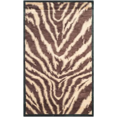 SAFAVIEH Couture Hand-knotted Tibetan Zeqje Modern Wool Rug