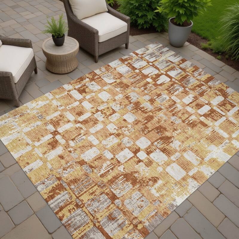 Machine Washable Indoor/ Outdoor Casual Foxfield Chantille Rug