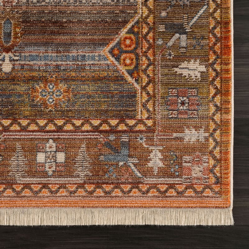 Teja Southwestern Area Rug By HomeRoots - 2' X 6'
