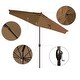 preview thumbnail 127 of 143, North Bend 9-foot Round Auto-tilt, Bronze Finish, Sunbrella Patio Umbrella by Havenside Home
