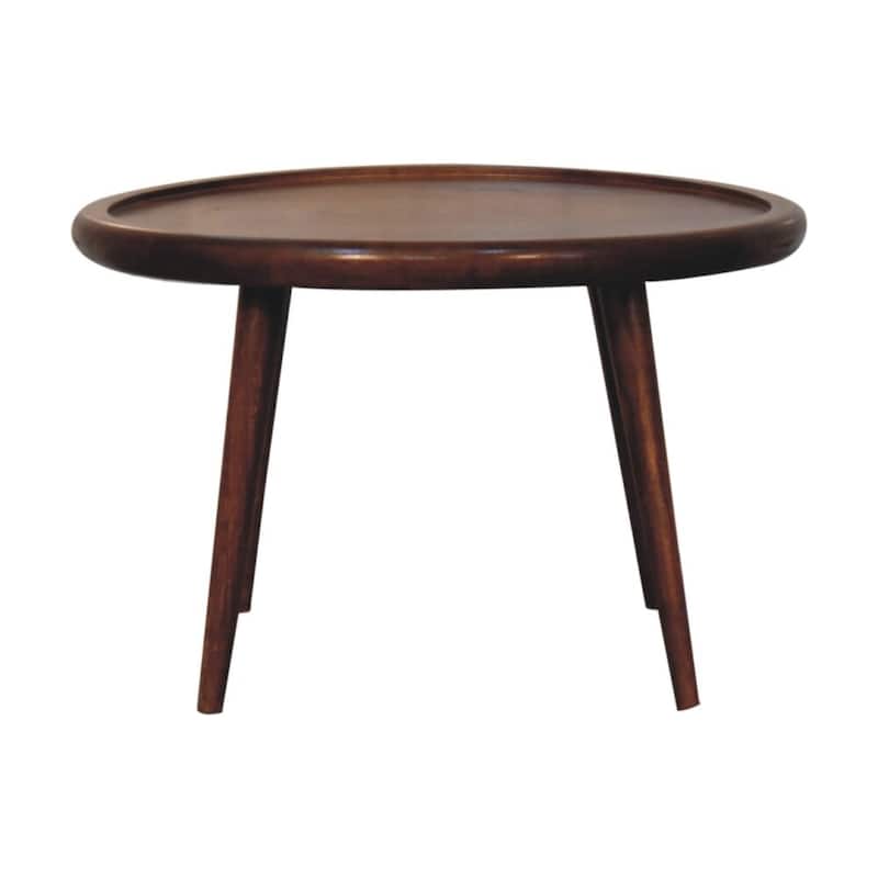 Artisan Furniture Solid Wood Chestnut Plate Coffee Table