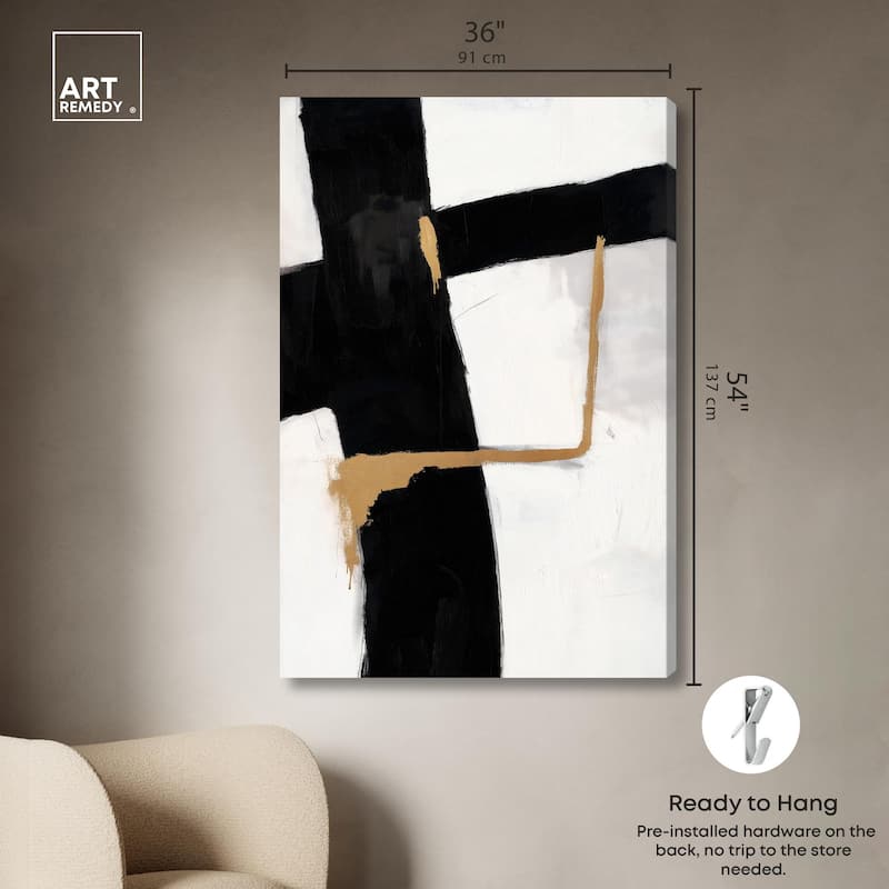Dichotomy IV Canvas by Art Remedy, Gallery Wrapped