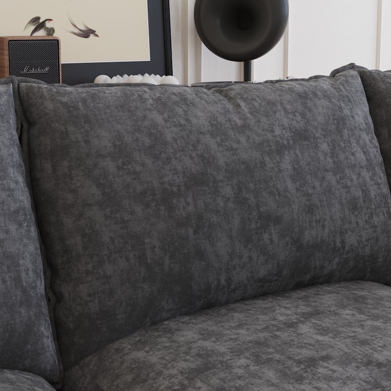 GDFStudio - Elara Grand 97'' Corner Couch with Armrest Storage, Deep Seat L-Shaped Sectional Sofa for Living Room