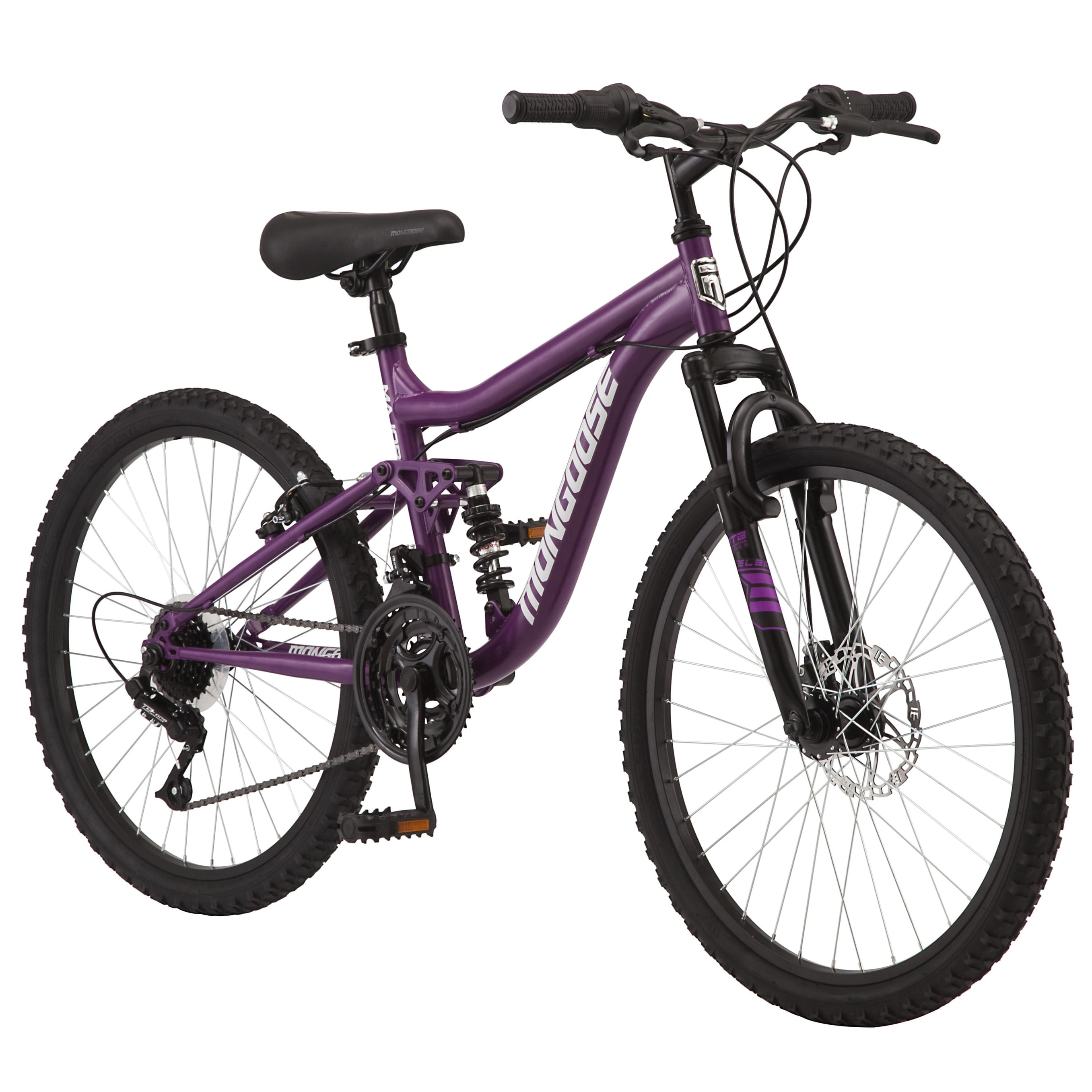Major Mountain Bike 24 inch wheels 21 speeds purple womens