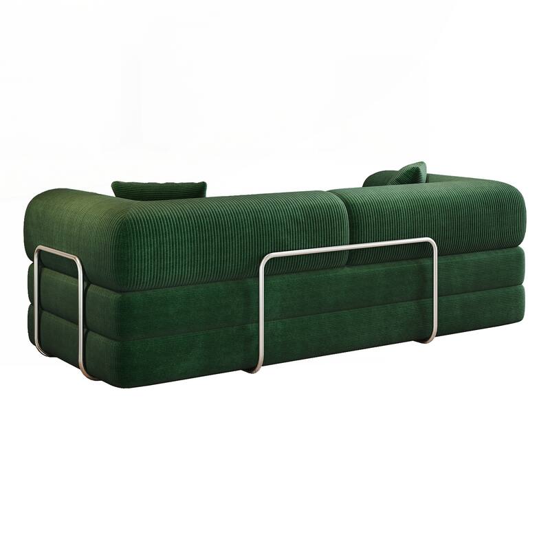 Compression Sofa,Convertible Floor Sofa Bed-with Pillow Back Support Armrest,Comfy Futon Couch Sleeper Bed