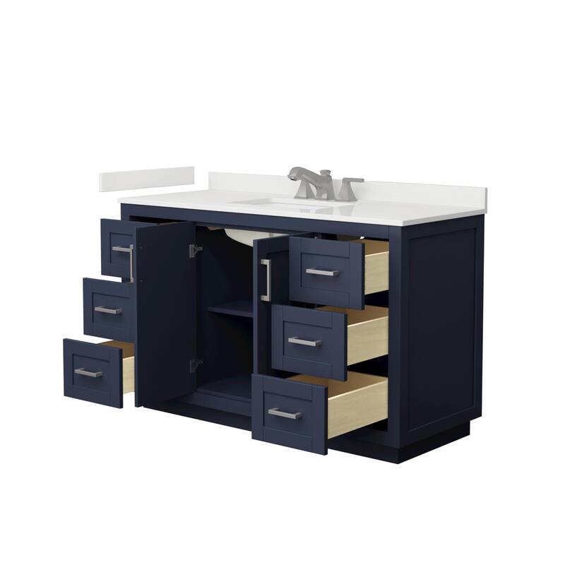 Wyndham Collection WCF292954S-QTZ-US3MXX Miranda 54" Free Standing
