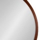 preview thumbnail 19 of 46, Kate and Laurel McLean Round Wood Framed Wall Mirror