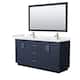 Option Dark Blue, Nickel Trim, White Quartz Top