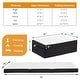 preview thumbnail 6 of 7, Folding Mattress, 3 inch Tri-Fold Memory Foam Mattress Topper for Camping, Foldable Guest Bed, Washable Cover