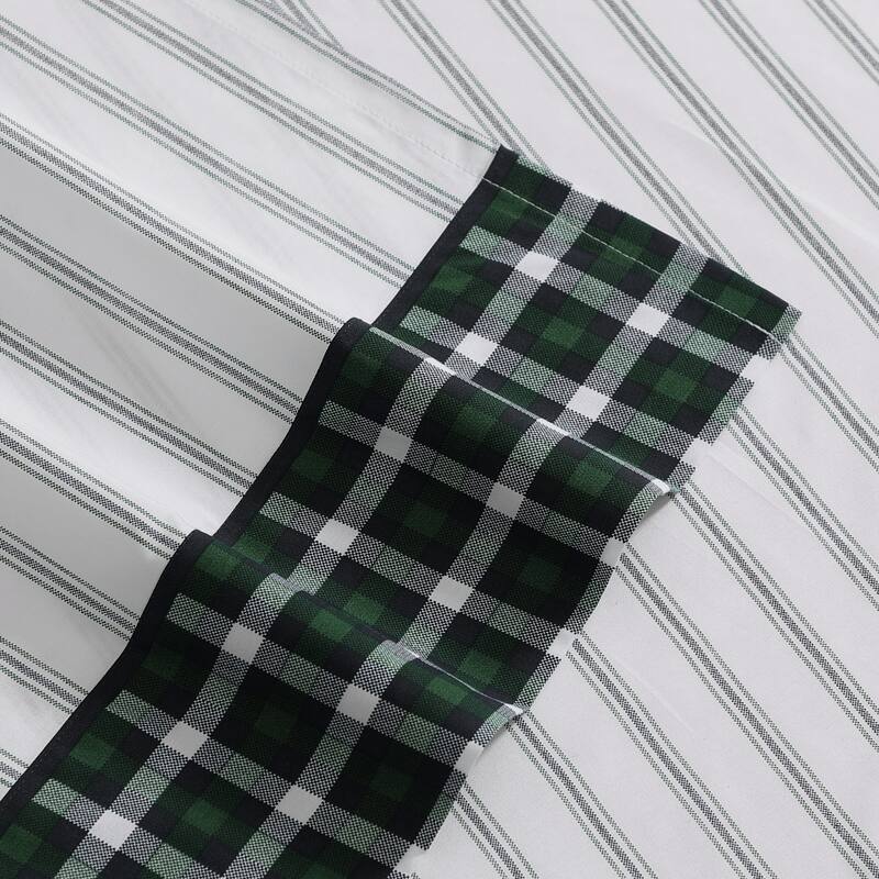 Tommy Hilfiger Printed Cotton Percale Sheet Set