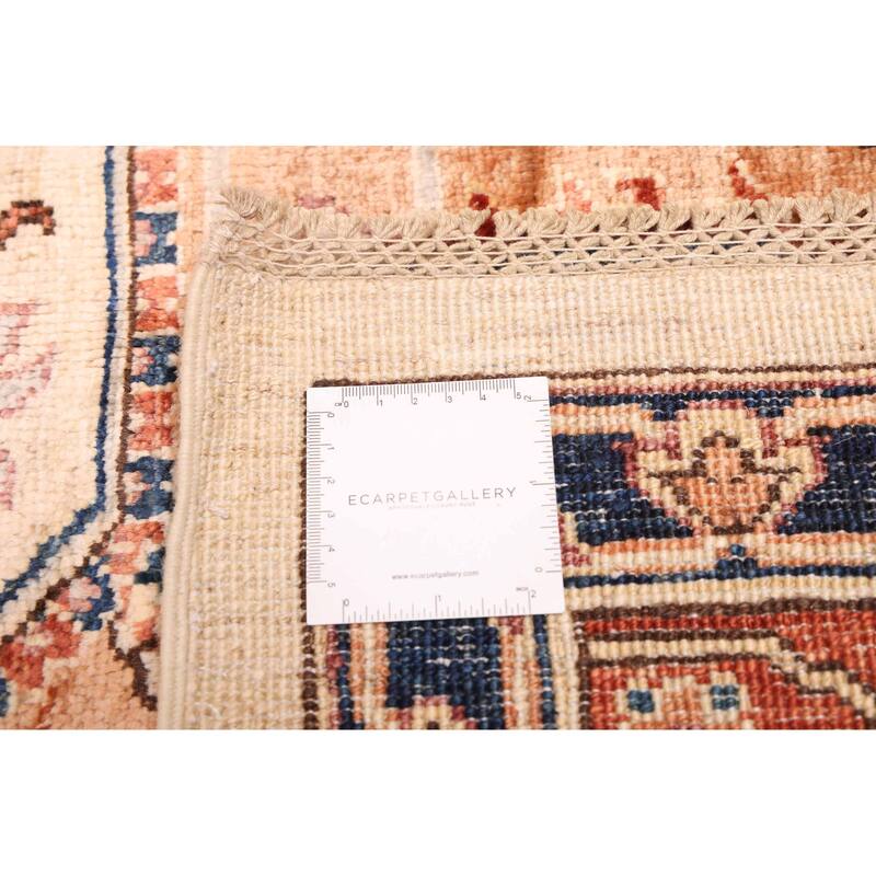 ECARPETGALLERY Hand-knotted Aryana Ivory Wool Rug - 8'0 x 9'11