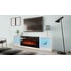 preview thumbnail 18 of 18, Strick & Bolton Amsden Electric Fireplace TV Stand