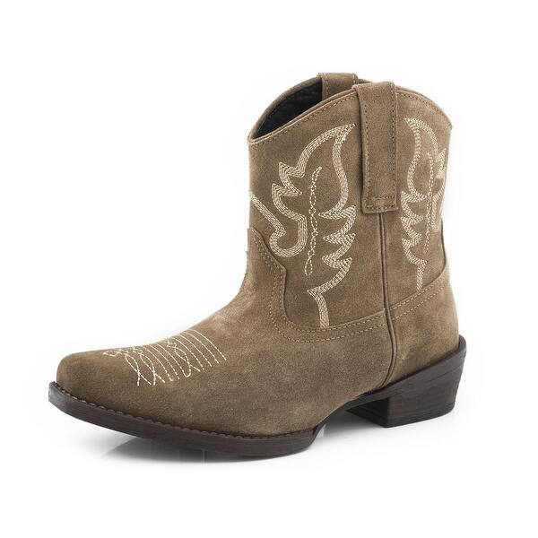 Roper Western Boots Womens Dusty II Shorty Tan 09-021-0191-3096 TA - Bed  Bath & Beyond - 41727517