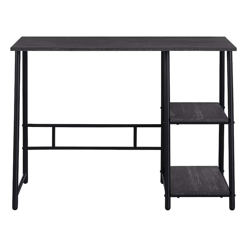 Frame Works 40" Desk with Two Storage Shelves