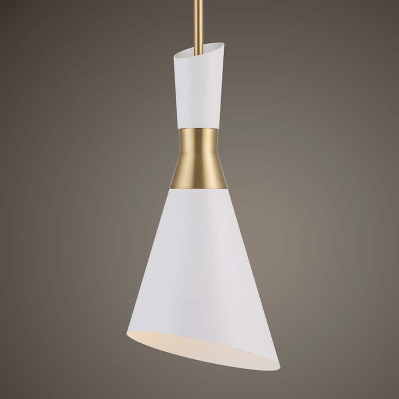 Uttermost Eames 1 Light Modern Mini Pendant - 8"x 18.5"x 8"