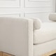 preview thumbnail 18 of 29, 53.5"W Elegant Upholstered Bench with Pillows for End of Bed, Bedroom, Living Room