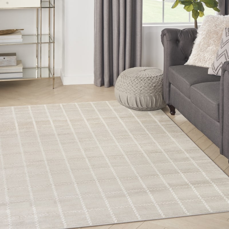 Fiki Geometric Area Rug By HomeRoots - 4' x 6'