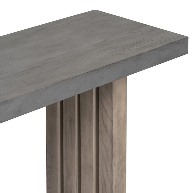 Console Table with Distinctive Side Shapes