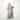 31.5"H Sullivans Large Frosted Santa Figure, Christmas Decor, Gray - 15"L x 12"W x 31.5"H