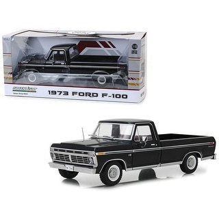 Shop 1973 Ford F-100 Custom Pickup Truck Black 1/18 ...