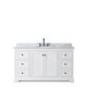 preview thumbnail 19 of 22, Avery 60-inch Single Vanity, Marble Top, Oval Sink, No Mirror