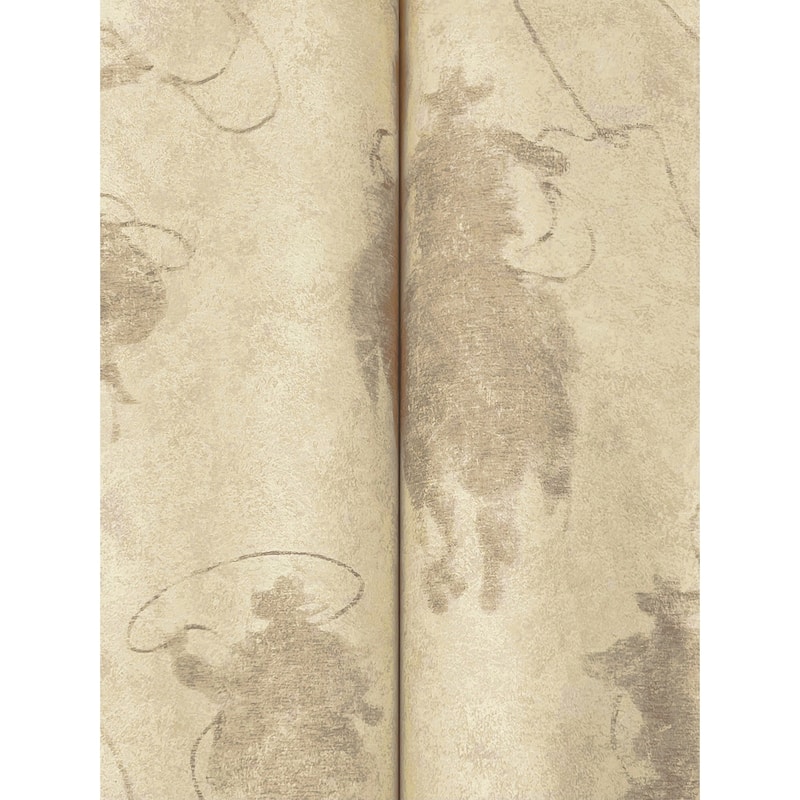 Stockman Silhouette Khaki Wallpaper