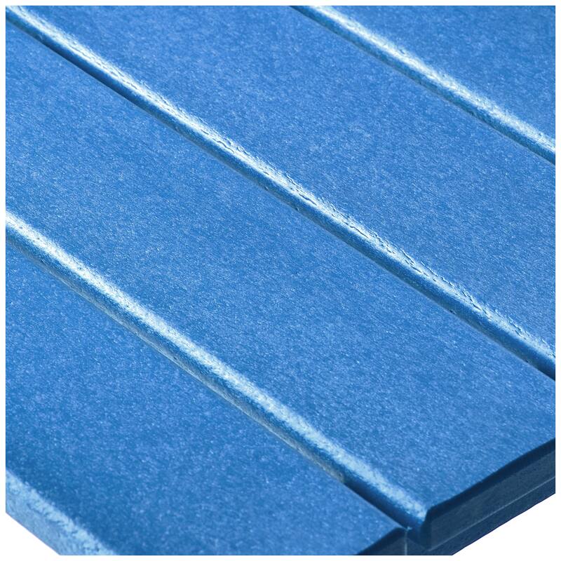 Aderson Outdoor Poly Adirondack Chair with Side Table