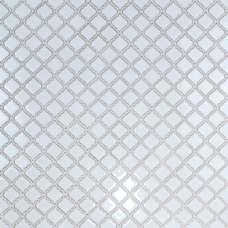 Merola Tile Hudson Tangier Silk White 12-3/8" x 12-3/8" Porcelain Floor and Wall Tile