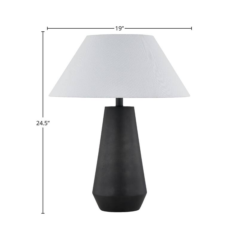 Duke 24.5" Table Lamp with Fabric Shade (Set of 2)