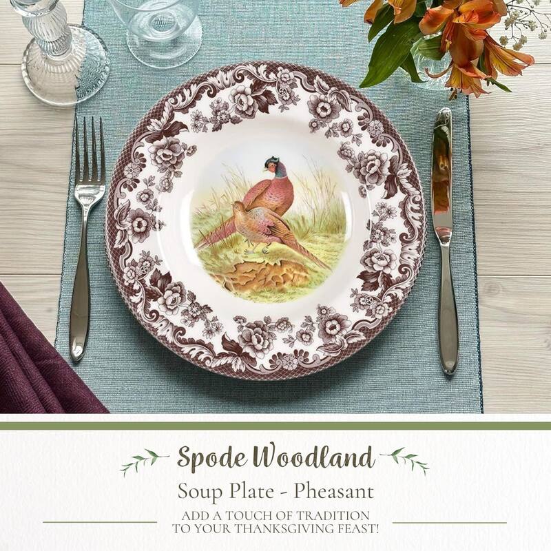 Spode Woodland Soup Plate