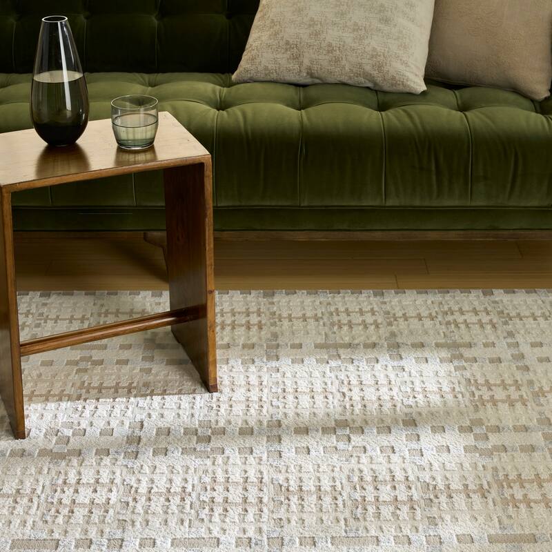 Nourison Nordic Indoor only Grey Geometric Area Rug