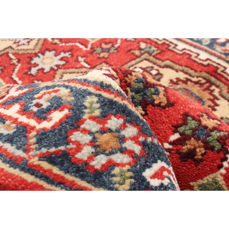 ECARPETGALLERY Hand-knotted Serapi Heritage Red Wool Rug - 2'6 x 11'10