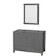 Option Dark Gray / Brushed Chrome Hardware
