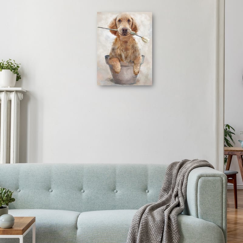 Potted Pals I By Studio Arts Canvas Art Print