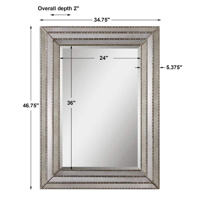 Uttermost Seymour 47" X 35" Large Contemporary Industrial Framed