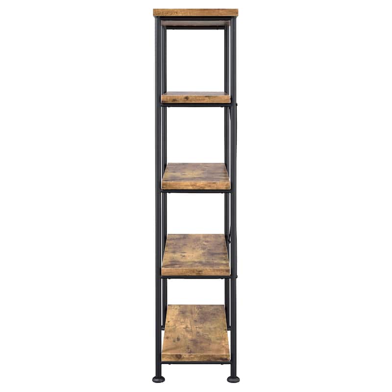 Analiese Farmhouse 63-inch 4-shelf Bookshelf - 31.50" x 14.25" x 63.00"