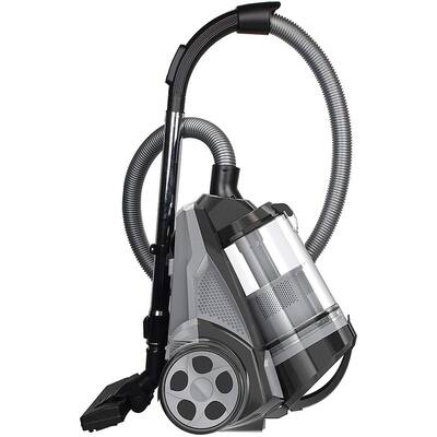 Ovente Heavy Duty Canister Vacuum 3L Dust Cup, Black