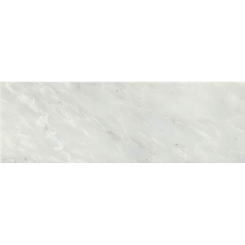 Daltile Gamma 4" x 12" Natural Stone Wall and Floor Tile (24 PC per Carton) (7.92 SQFT per Carton) - White