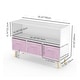preview thumbnail 12 of 16, Kid's Bookcase with Three Fabric Storage Drawers