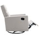 preview thumbnail 15 of 49, Roomfitters Modern Upholstered Rocker Nursery Chair, Plush Seating Glider Swivel Recliner Chair, Beige