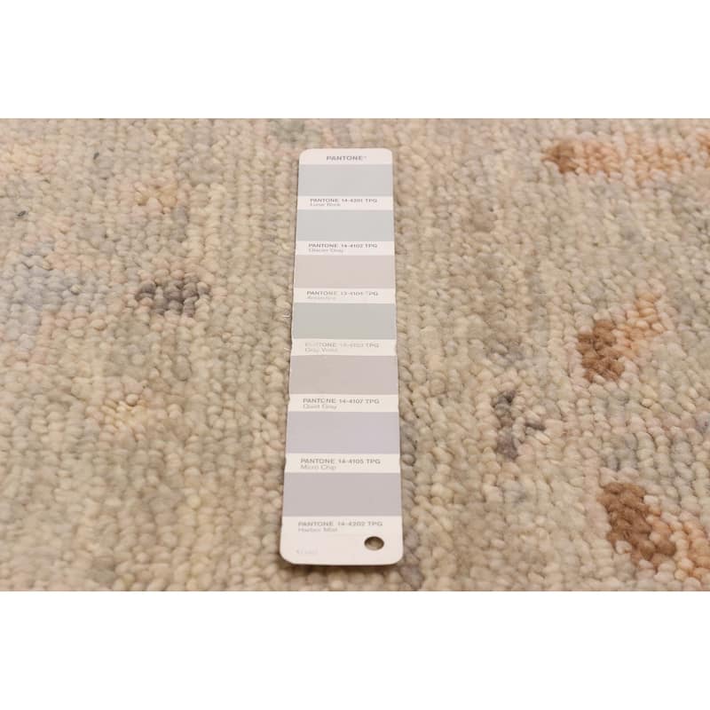 ECARPETGALLERY Hand-knotted Jules Serapi Grey Wool Rug - 9'1 x 12'1